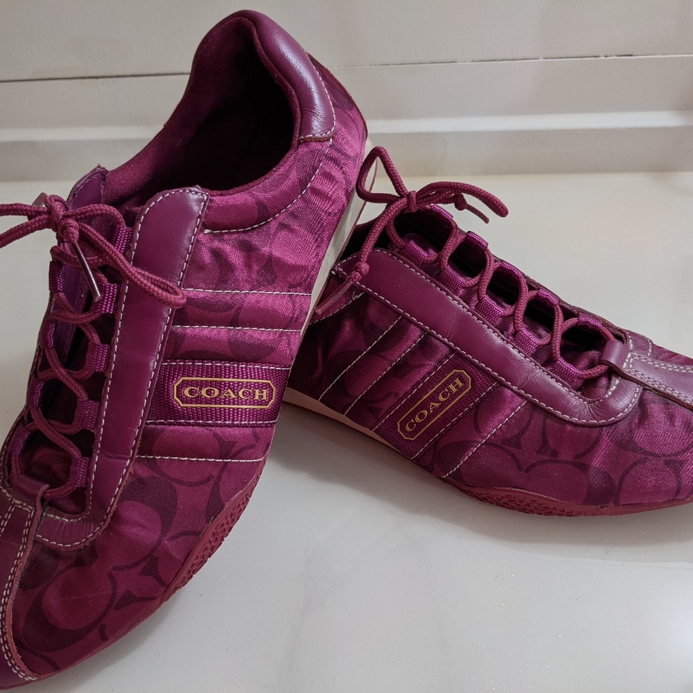 COACH Cranberry Athletic Shoes 10M